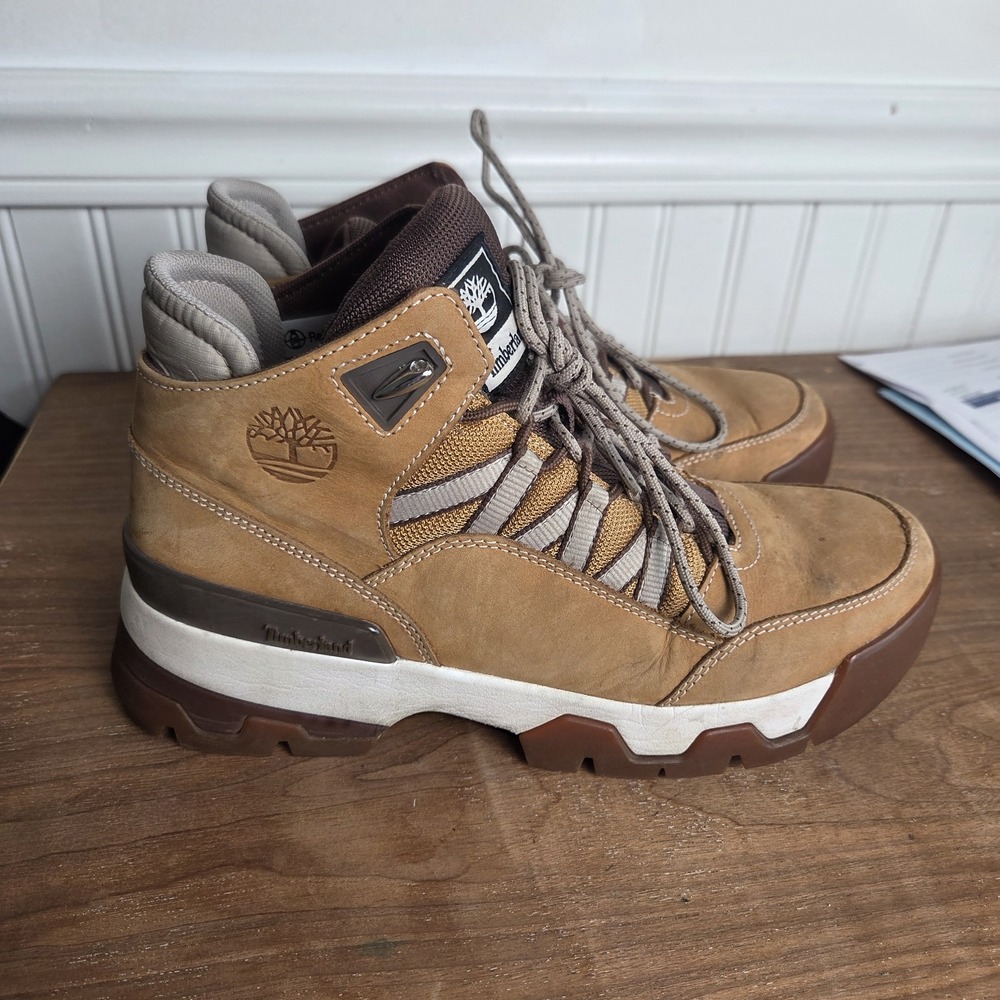 Timberland Womens Euro Swift Rebotl Tan Leather Lace Up Boots Size‎ 8.5 Hiking - Picture 12 of 12